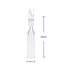 ALWSCI Polyspring Insert Clear Glass, 6 mm Insert Diameter, Volume 250µl, Pack of 100