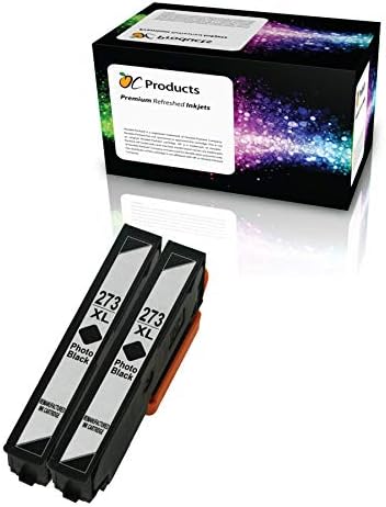 Remanufactured Ink Cartridge Replacement, 2 Pack for Epson 273 273XL Photo Black for Expression XP-520 XP-600 XP-610