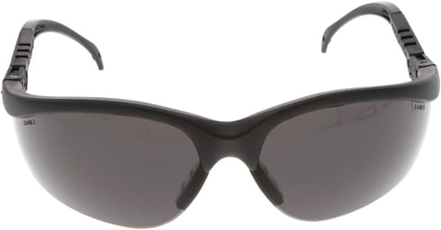 MCR Safety Glasses KD312 Gray lenses with UV Protection and Scratch Resistant Coating, 1 Pair