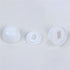 4 Packs Universal Toilet Bolt Caps, Round Plastic Push-On Toilet Bowl Bolt Caps Covers, White Color