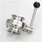 FXPCGZISH 2"(51mm) Ferrule64mm Tri Clamp Valve 304 Stainless Steel For Homebrew Beer Dairy