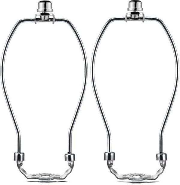 HanWenHone Lamp Shade Harp Holder8 Inch Lamp Harp Kit -2 SetDetachable Shade Holder