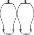 HanWenHone Lamp Shade Harp Holder8 Inch Lamp Harp Kit -2 SetDetachable Shade Holder