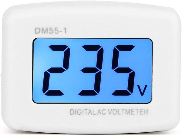 Diyeeni 1Pcs Plugin LCD Digital AC 80300V Voltmeter DM551 for Household Electrical Instruments Voltage Testers