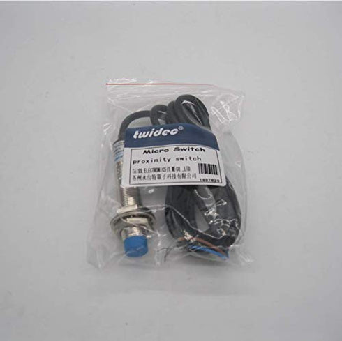 Twidec M12 Approach Sensor - Inductive Proximity Switch NPN NO DC 6-36V, 4mm Detecting Distance