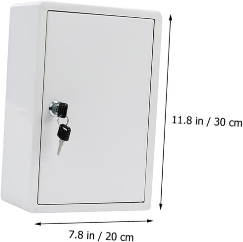 Package Zerodeko Milk Box Lock Outdoor Box Wall Mount Plastic Case for Envelopes Magazines Bottles