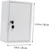 Package Zerodeko Milk Box Lock Outdoor Box Wall Mount Plastic Case for Envelopes Magazines Bottles
