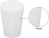 Silicone Rubber Stopper, 10-Pack, Size 1#, Tapered White Stoppers for Laboratory Sealing