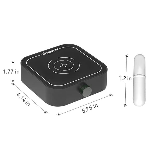 Magnetic Stirrer 3000rpm, Mini Magnetic Mixer Stir Plate with Stir Bar, Max Stirring Capacity 3000mL, Lab Stirrers
