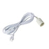 ZYAMY 2PCS E26 E27 Bulb White,1.8m Plug in Pendant Light Cord with Socket Plug Kit DIY Project Socket Power Extension