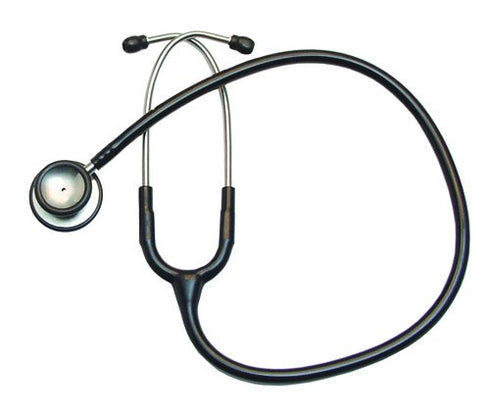 Graham-Field LAB-7100 Labtron Stainless Steel Stethoscope, Classic Medical Monitor Kit for Adults, Black