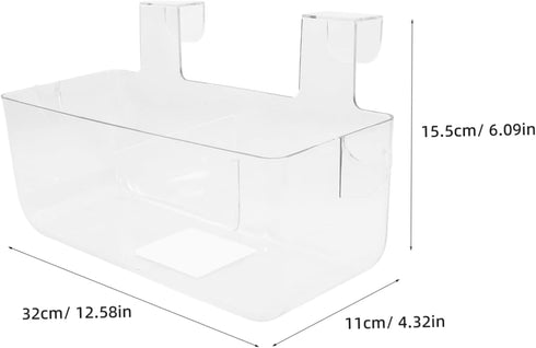 Sturdy Wall-Mounted Organizer Box for Home Storage