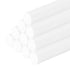 uxcell 15 Pcs White Plastic Rods, 8 x 250mm ABS Styrene Round Solid Bar for DIY Model Building