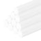 uxcell 10 Pcs White Plastic Rods, 8 x 250mm ABS Styrene Round Stick for DIY Toys Building and Model Making