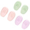 Healifty 3 Pairs Silicone Ear Covers Hair Dye Earmuffs Ear Protectors for