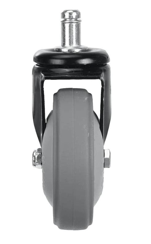 Rocky Mountain Goods Rubber Wheels for Office Chairs, Set of 5 Heavy Duty Quick Roll Casters, Smooth Quiet Glide for
