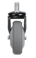 Rocky Mountain Goods Rubber Wheels for Office Chairs, Set of 5 Heavy Duty Quick Roll Casters, Smooth Quiet Glide for