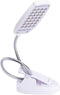 anso Flexible USB Battery Power 28 LED Light Clip-on Bedside Table Light Goose