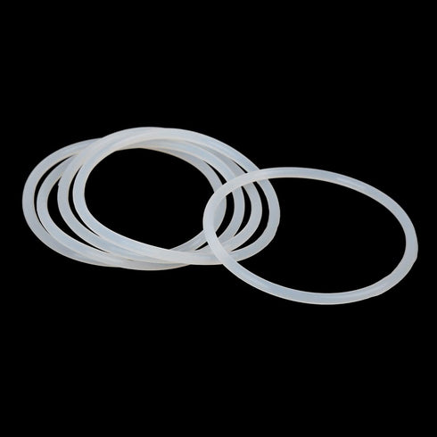 X AUTOHAUX 70mm OD Silicone O-Rings, 63mm ID, 3.5mm Width VMQ Seal Gasket for Pipe Repair, Pack of 5