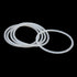 X AUTOHAUX 70mm OD Silicone O-Rings, 63mm ID, 3.5mm Width VMQ Seal Gasket for Pipe Repair, Pack of 5