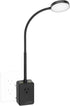 Plug in LED Book Reading Light, Black Dimmable LED Wall Sconce Lamp