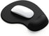 Office Mousepad with Gel Wrist Support, Ergonomic Gaming Desktop Pad, Gamepad Design, Non-Slip Rubber Base