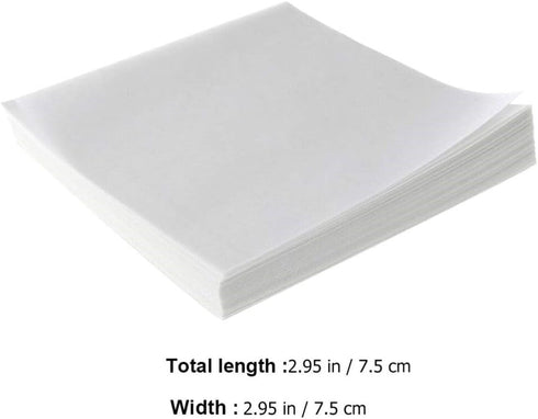 iplusmile Weighing Paper Sheet, Non-Stick, High-Gloss for Scale Measurement Samples Transfer, Pack of 500