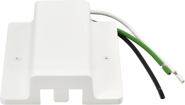Floating Canopy Connector for Track Light Rails, 120V AC 20A, Compatible with Halo Track System