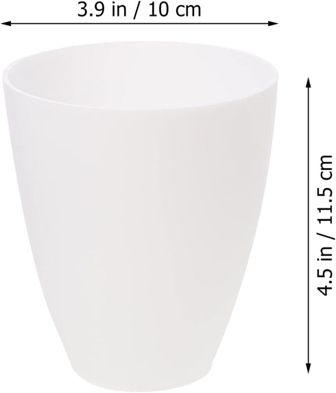 Set 4 4.52X3.93X3.93In Beaupretty Plastic Lampshades of Plastic Lamp Shades for Table Lamps Chandelier Ceiling Light