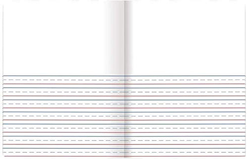 Mead Primary Journal Kindergarten Writing Tablet, 2 Pack of BLUE Composition Notebooks, 100 Sheets (200 Pages), Grades