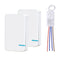 Thinkbee 3 Way Wireless Switch and Receiver Kit, Dual Remote Control, No