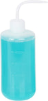 Chemical Wash Bottle, 3-Pack Plastic Safety Lab Squeeze Wash Bottle, LDPE with Narrow Mouth, 500 ml (8 oz)