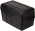 Innovative Storage Designs Plastic Card File - 4" x 6", 300-Card Capacity, Black