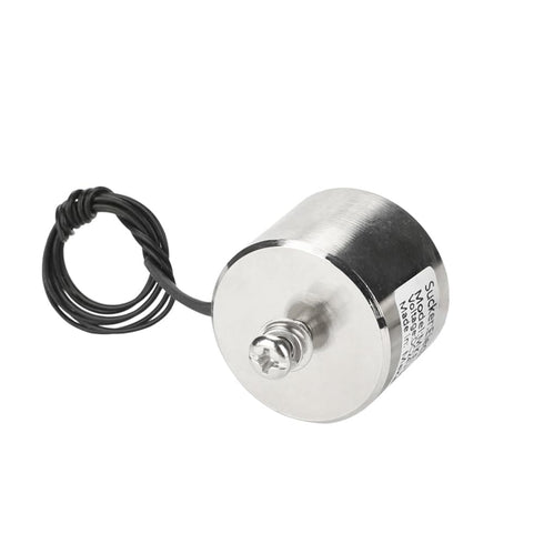 Electric Lifting Magnet Solenoid Electromagnet, 34 X 25mm DC24V 180N 39LB/20Kg Holding Suction