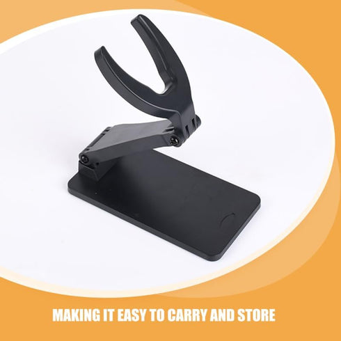 Alipis Universal Barcode Scanner Holder Adjustable Multi-Angle Foldable Hands-Free Stand with Stable Compact Base