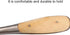Labor-Saving Slotted Shank Wooden Handle Tool, Flat-Blade Screwdriver for Home Improvement Repairs