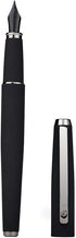 Hongdian 517D Matte Black Fountain Pen, Fine Point, Warrior Series with Converter and Metal Case