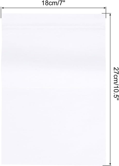 PATIKIL 7x10.5" Clear Packing List Envelope, 100 Pack Plastic Waterproof Enclosed Self-Adhesive Side Loading Mailing Invoice Label Pouch Sleeves for Transportation, Clear