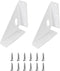 SEIWEI 2 Pcs Gusset Joints, Heavy Duty Trapezi Corner Code, Bracket Corner Brace