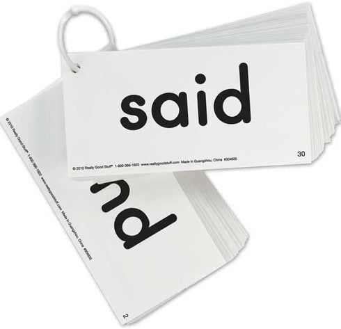 Really Good Stuff EZread Dolch Pre-Primer Sight Word Flash Cards