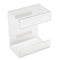 Clear Acrylic Lab Wipe Holder, 1 Compartment, Wall Mountable