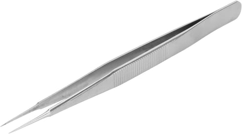 Stainless Steel Tweezers, High Accuracy Straight Tapered Ultra Fine Point Forceps for Mobile Repair