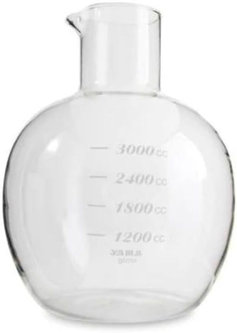 Yama CDM25 Replacement Bottom Beaker, Borosilicate Glass for 25 Cup Cold Brew Towers, Heat-Resistant, Dishwasher Safe