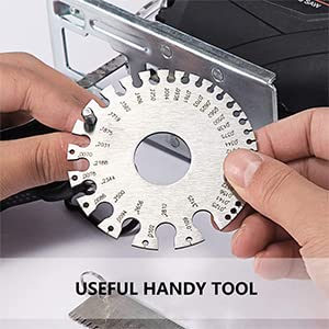 YESWELDER Round Dual Sided Metal Sheet Gauge, 2pk Stainless Steel Wire Welding Thickness Gauge