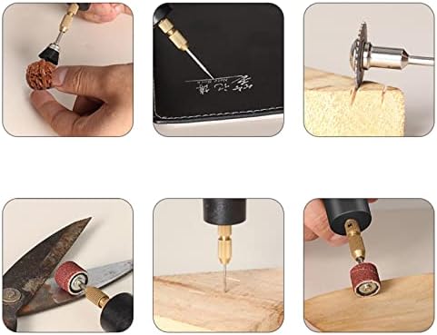 Pin Vise Hand Drill for Jewelry Making, Manual Craft Electric Micro Drill Bits Set