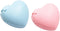 Tape Dispenser Mini Tape Cutter, Heart Tape Cutter Box Case Dispenser, Tapes Included for Arts, Home, School, Pack of 2