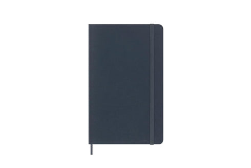 Moleskine Limited Edition Vegea Notebook, Large Ruled, Petroleum Capri, Soft Cover, 5 x 8.25 for Writing