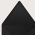 LUXPaper 4Bar A1 Contour Flap Invitation Envelopes | Black Linen | 3 5/8" x 5 1/8" | 80lb. Text | 50 Qty