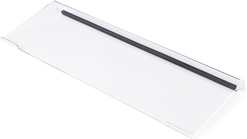 BOOMIBOO Clear Acrylic Tilted Computer Keyboard Holder for Ergonomic Typing, Keyboard Stand with
