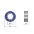 MR84-2RS 10 PCS Miniature Deep Groove Ball Bearing 4×8×3mm Double Blue Rubber Sealed Chrome Steel P0 Z2 Bearing
